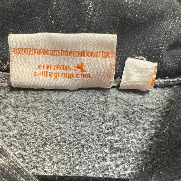 Nickelodeon 90s Cartoon Hoodie Acid Wash black/ gray | Medium - Picture 3 of 11